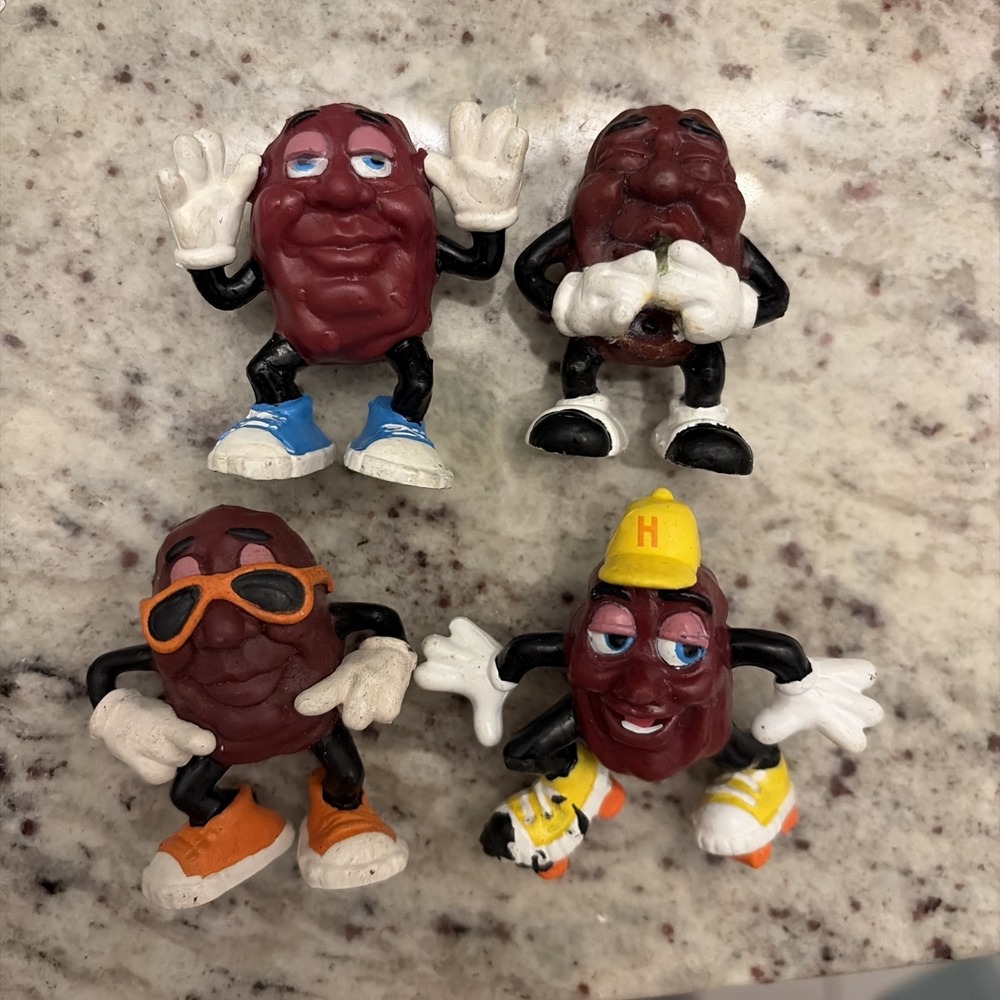 Vintage California Raisins Figures  1987-88 Applause Calrab Hardees PVC